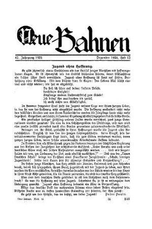 Forschung tut not!
