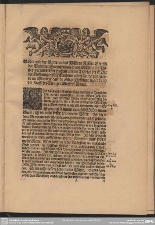 Leichenpredigt : Gedächtniß-Predigt. Exordium, Tractatio, Personalia, Beschluß