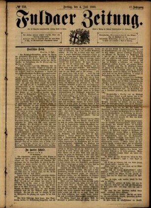 Ausgabe vom Freitag, den 04. Juli 1890.