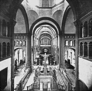 Köln, St. Aposteln, Inneres, nach Westen