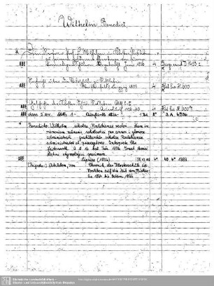 Wilhelm, Benedict