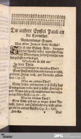 Vorbereitungs-Fragen.
