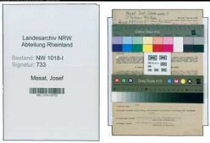 Entnazifizierung Josef Masat , geb. 12.02.1883 (Betriebsmeister)