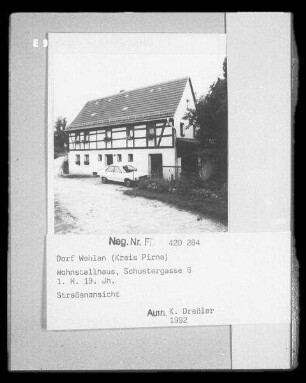 Wohn- und Wirtschaftsgebäude, Stadt Wehlen