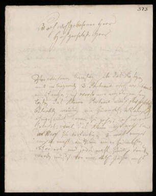 Brief von George Dathan an Johann Friedrich von Uffenbach. Speyer, [...] 11.1745