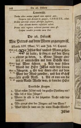 308-313, Die 26. - 27. Historie