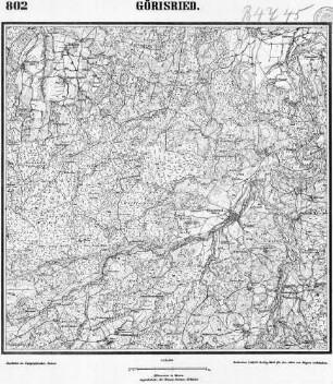 802 Görisried [Topographische Karte von Bayern 1:25.000 (Positionsblätter)]