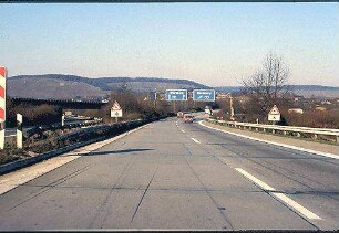 Abzweig nach Nürnberg (Stuttgart Richtung Würzburg)