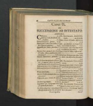 Caput IX. De Successione Ab Intestato.
