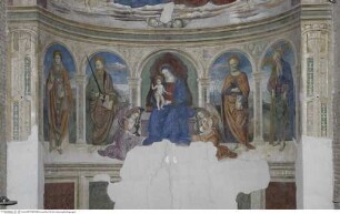 Szenen aus dem Marienleben mit Heiligen, Sacra Conversazione
