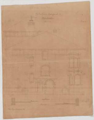 Thiersch, Friedrich von; München, Georgenstr. 16; Haus Thiersch - West (Ansicht)