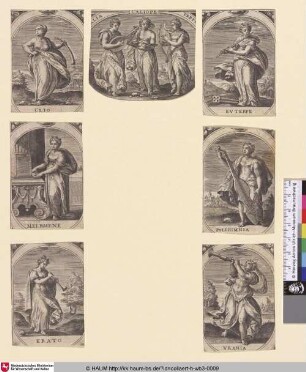 [Orpheus and the Nine Muses; Orpheus und die neun Musen]