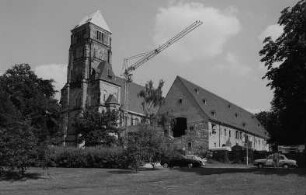 Chemnitz, Schloss Chemnitz, Schlosskirche und Klostergebäude von Südwesten