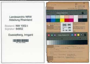 Entnazifizierung Irmgard Duesselberg, geb. 03.11.1921 (Telefonistin)