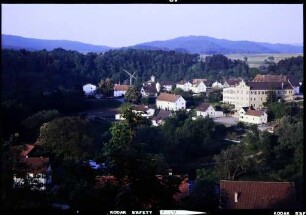 Rottweil: Aussichtsfenster am Stadtmuseum auf Neckartal