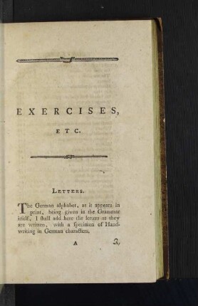 Exercises, Etc. [u. a.]