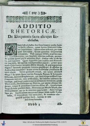 Additio Rhetoricae…