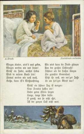 Morgen Kinder, wird's was geben, [...]