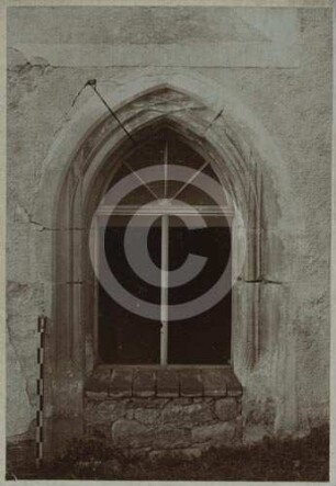 Fenster an der evangelischen Kirche Ebersbach