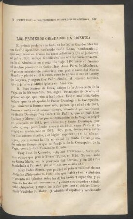 Los primeros obispados de América