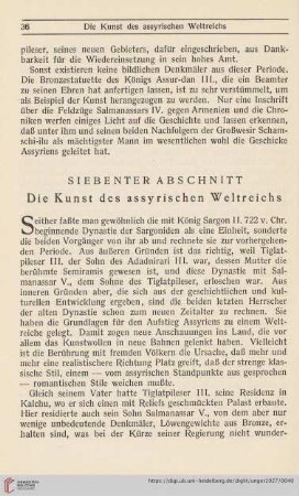 Die Kunst des assyrischen Weltreiches