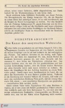 Die Kunst des assyrischen Weltreiches
