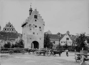 Am alten Stadttor in Sulzfeld am Main : Sulzfeld am Main. Maintor (1401/1415). Feldseite