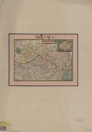 Karte des Amtes Senftenberg, ca. 1:230 000, Kupferstich, vor 1745 : Das Amt Senfftenberg im Meisnischen Creisse, und die angraentzende Herrschafft Hoyerswerda in der Ober-Lausitz / Verfertiget und gestochen von Joh. George Schreibern. - [Ca. 1:230 000]. - Leipzig , [vor 1745]. - 1 Kt. : Kupferst. ; 23 x 16 cm