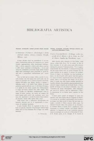 Bibliografia artistica