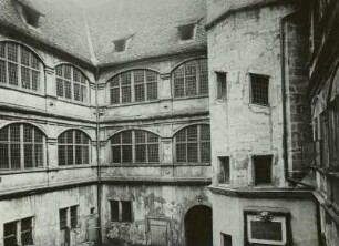 Ansbach. Markgräfliche Hofkanzlei. Ansicht von Südwesten