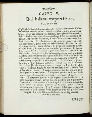 Caput V. Qui halitus corpori sit inconveniens