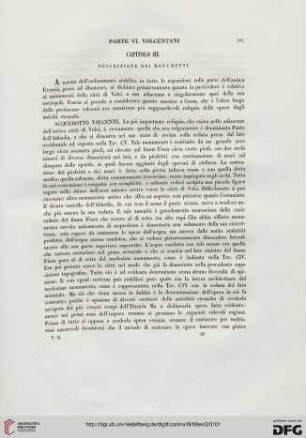 Capitolo III. Descrizione dei monumenti
