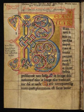 Psalterium gallicanum non feriatum
