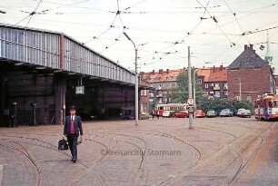 Hamburg: Straßenbahndepot