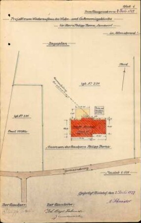Brand in Altenschwand am 11. Januar 1927