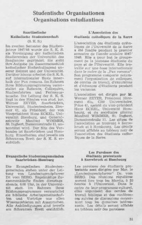 Studentische Organisationen