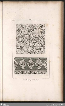Grundverzierung und Bordure