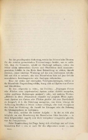 Über die Geometrie der Kegelschnitte : insbesondere deren Charakteristikenproblem