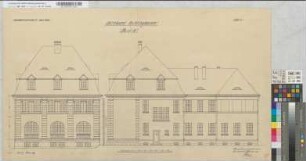Betriebsamt Recklinghausen, Blatt 4: Ansicht [2 Exemplare], M. 1:50 Hgv, Sknr.: 2, Fanr.: 8, Bunr.: 5