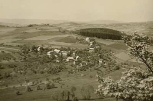 Tschechien, Böhm. Mittelgebirge, Blick von Ruine Blankenstein um 1932 ?