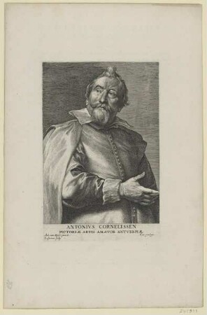 Bildnis des Antonivs Cornelissen