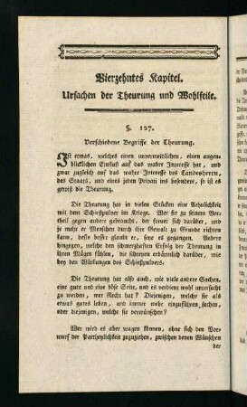 200-213, Vierzehntes Kapitel. Ursachen der Theurung Wohlfeile