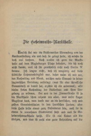 Die Geheimraths-Markthalle