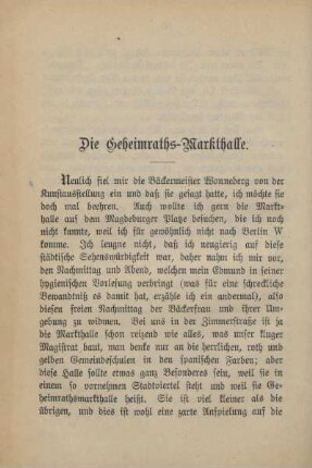 Die Geheimraths-Markthalle