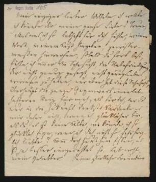 Brief an Wilhelm Hensel : wohl Frühjahr/Sommer 1829