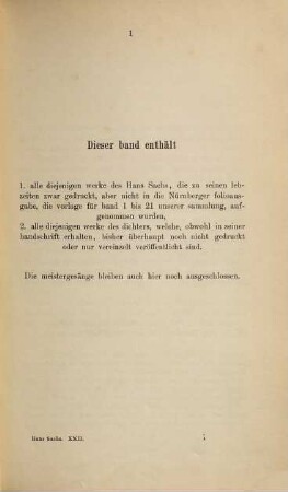 Hans Sachs, 22 = 201