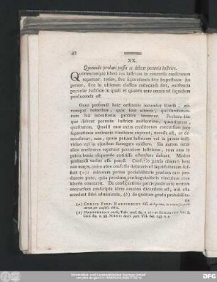 XX. Quomodo probari possit ac debeat pecunia lustrica.
