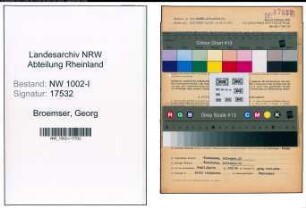 Entnazifizierung Georg Broemser, geb. 03.08.1906 (Vertreter)