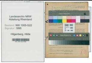 Entnazifizierung Hilde Hilgenberg , geb. 14.10.1897 (Geschaeftsfuehrerin)