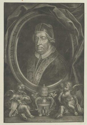 Bildnis des Papst Clemens XI.